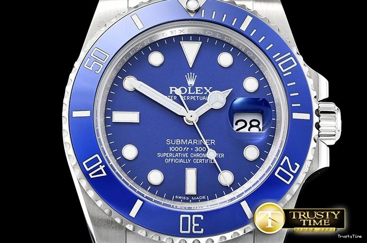 0116 HighQuality ROLSUB0257 – Submariner 116619LN SS SS Blue JF Asia 1031